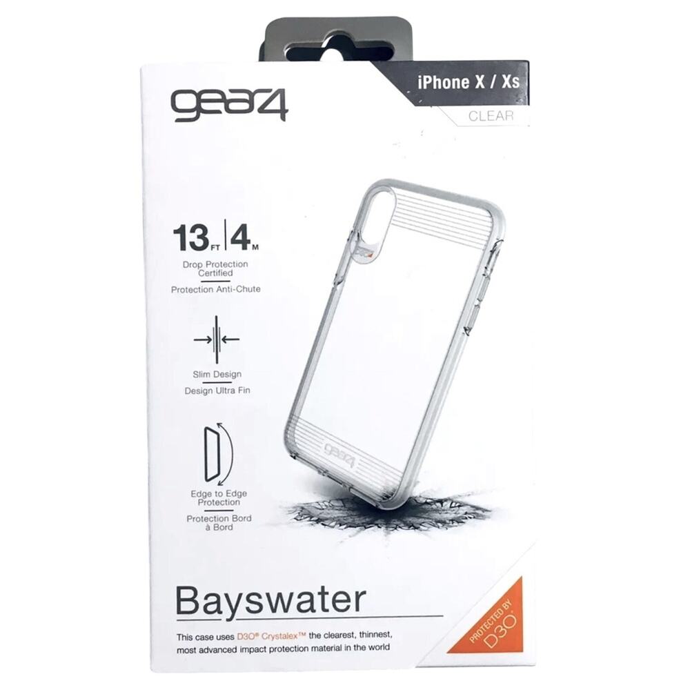 Gear4 Apple iPhone X/XS Bayswater Case Cover-Clear